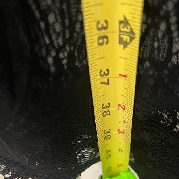 NWOT Silence + Noise strapless black lace Elegant Black Strapless Dress small - Picture 5 of 9